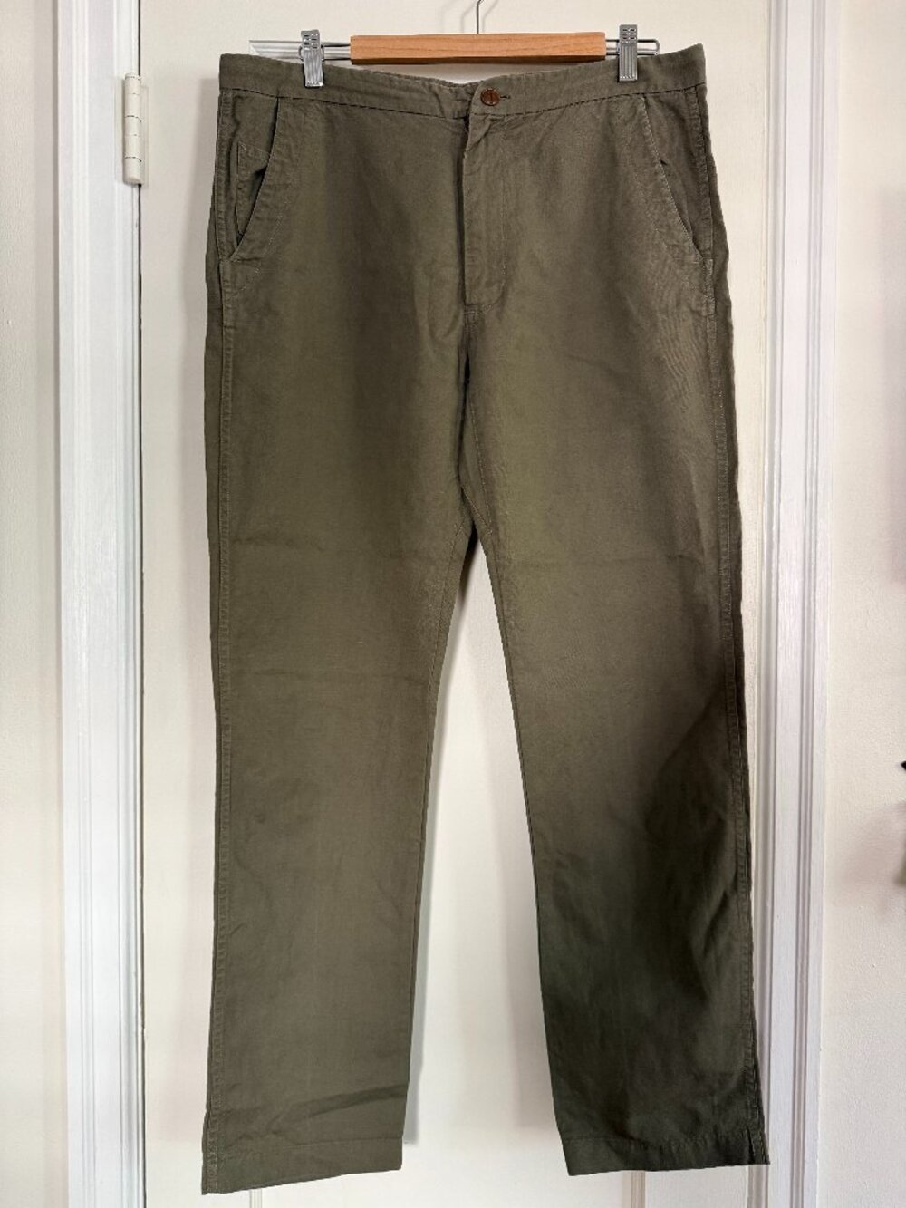 Steven Alan Olive Chino Pants – Size 33